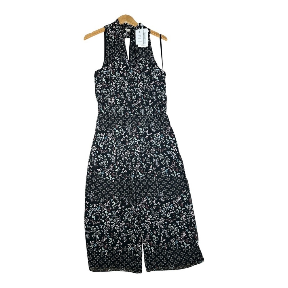 New Ted Baker Marcila Hazel Halter Neck Wide Leg Floral Print Jumpsuit size 8 (3